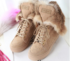 2015 Louis vitton women Wild rabbit boots SW0164