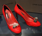 2015 Louis vitton women patent leather high-heeled shoes SW0262