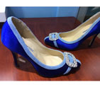 2015 Manolo Blahnik(MB) women Rhinestone high-heeled shoes MB0022