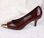 2015 New Arrivals Louis vitton embossed patent leather high-heeled women shoes
