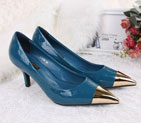 2015 New Arrivals Louis vitton embossed patent leather high-heeled women shoes
