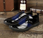 2015 Prada men Patent leather sports casual shoes PSM0312