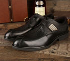 2015 Prada men Snake stripes leather shoes PSM0314