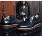 2015 Prada men crocodile striped casual shoes PSM0299