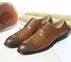 2015 Prada men stone striped leather shoes PSM0321