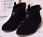 2015 chrome hearts Nubuck Leather boots CHW0034
