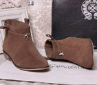 2015 chrome hearts Nubuck Leather boots CHW0035