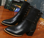 2015 chrome hearts Rivet boots CHW0028