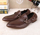 2015 louis vuitton Ostrich striped men casual shoes SML0350