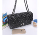 2016 Chanel 1112 Flap Bag Sheepskin leather Black 1112