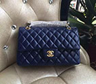 2016 Chanel 2.55 Series Flap Bag Blue Original Sheepskin Leather 1112 Gold hardware