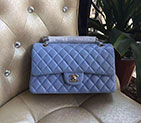 2016 Chanel 2.55 Series Flap Bag Lavender Original Sheepskin Leather 1112 Silver hardware