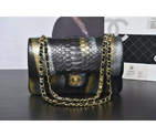2016 Chanel 2.55 Series Flap Bag Real Python Leather 1112 with Gold