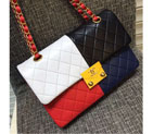 2016 Chanel A76088 Flag Bag Original lambskin Leather Gold A76088