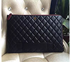 2016 Chanel Banquet Clutch Original Caviar Leather A82389 Black with Gold A82389
