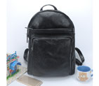 2016 Chanel Calfskin Leather Backpack A6118 Black A6118