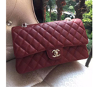 2016 Chanel Classic Flap Bag 1112 Original Caviar Leather Gray with Silver Hardware 1112