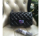 2016 Chanel Classic Flap Bag Black Original leather A1025 A1025