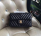 2016 Chanel Classic Flap Bags Original Sheepskin leather 1116 in Black with Gold hardware