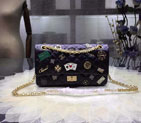 2016 Chanel Flap Bag Original Leather A98051 Black A98051