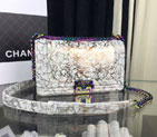 2016 Chanel LE Boy Flap Shoulder Bag Original Snake Leather A67086 Painted Gold
