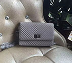 2016 Chanel Latest WOC A80834 Original Leather Mini Bag Antique Silver Hardware A80834