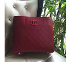 2016 Chanel Original Caviar Leather shoulder Tote Bag A1238 Red A1238