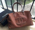 2016 Chanel Original Deer Leather Tote Bag A4746 Apricot A4746