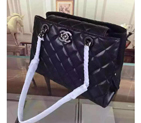 2016 Chanel Shoulder Bag in original Leather A93021 Black