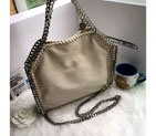 2016 Stella mccartney Suede Leather shoulder Bag A808 GrayWhite A808