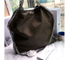 2016 Stella mccartney Suede Leather shoulder Bag A809 ArmyGreen A809