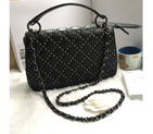 2016 Chanel Tote shoulder Bag Sheepskin Leather A8182 Black A8182