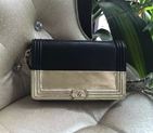 2016 Chanel WOC mini Flap Bag Grey Original leather A80746 Black&Gold A80746