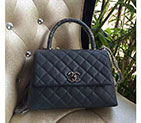 2016 ChanelOriginal Leather grained shoulder Tote bag A95168