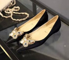 2016 Christian Louboutin Flats shoes in Silk