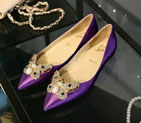 2016 Christian Louboutin Flats shoes in Silk