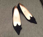 2016 Christian Louboutin shoes in velvet 7.5CM CLWS0096