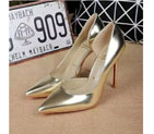 2016 Christian Louboutin women High-heeled shoes in Sheepskin leather Heel Height 10cm CLWS0085