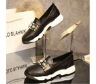 2016 Dior sheepskin leather shoes with Rhinestone DSW0164