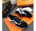2016 Hermes Calfskin Nubuck leather men Casual shoes HMS0137