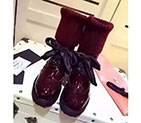 2016 Latest Prada women Boots in Patent leather PSW0187
