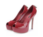 2016 Louis vitton women High-heeled shoes in Cowhide leather Heel Height 13cm SW0316