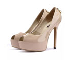 2016 Louis vitton women High-heeled shoes in Cowhide leather Heel Height 13cm SW0315