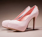 2016 Louis vitton women High-heeled shoes in Paint leather 11cm SW0363