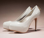 2016 Louis vitton women High-heeled shoes in Paint leather 11cm SW0364