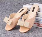 2016 Louis vitton women slippers in Calfskin leather SW0336