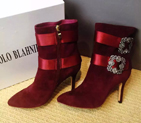 2016 Manolo Blahnik(MB) women Rhinestone high-heeled shoes MB0023