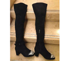 2016 Miu Miu women Boots with Rhinestone