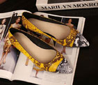 2016 Miu Miu women Flats shoes in Snake stripes BMS0124
