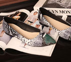 2016 Miu Miu women Flats shoes in Snake stripes BMS0123